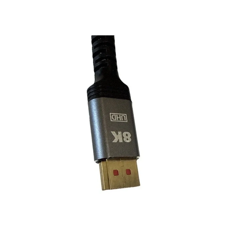 8K 4K Display Port Cable 4.9 FT UHD Cable 32.4Gbps 8K@60Hz 4K@144H